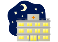 月・水・金は夜間透析に対応